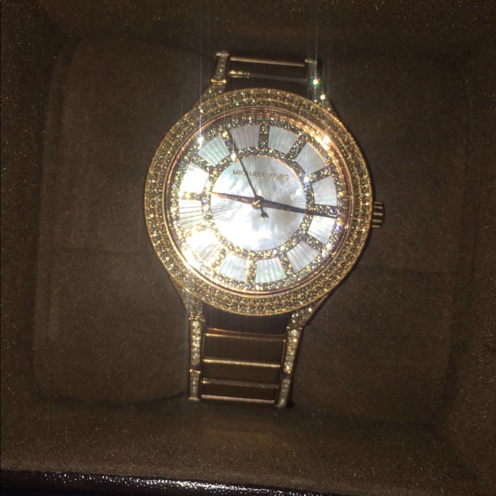 Authentic gold Michael Kors watch.